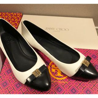 7665 TORY BURCH ロゴ パンプス