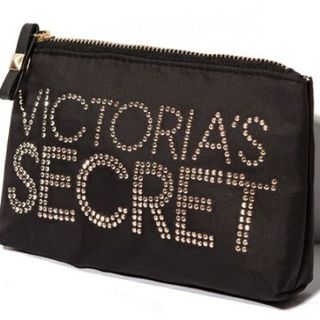 ヴィクトリアズシークレット(Victoria's Secret)の希少●Victoria Secretヴィクトリア ラインストーンポーチ  正規品(ポーチ)