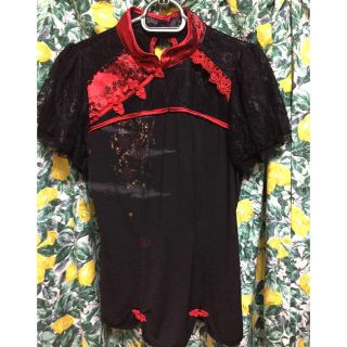 オッズオン(OZZON)のmoca様用 ozzon チャイナトップス 華 美品/華模様のチャイナスカート(その他)