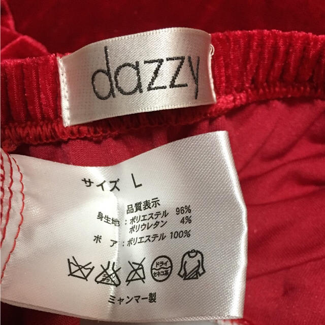 dazzy store(デイジーストア)のコスプレ サンタクロース レッグカバー付き レディース デイジーストア Lサイズ エンタメ/ホビーのコスプレ(衣装)の商品写真