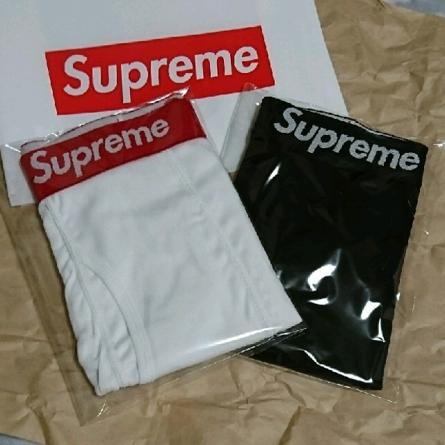 Supreme - S/白黒2枚セット/Supreme ボクサーパンツの通販 by mu-'s