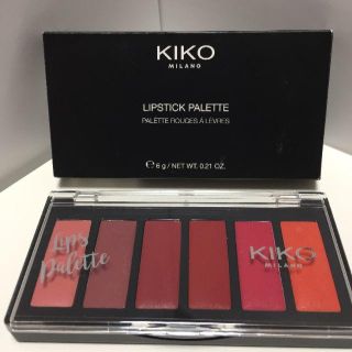 【日本未発売】KIKO MILANO　キコミラノ　使いやすい６色リップパレット (口紅)