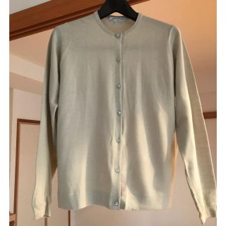 ジョンスメドレー(JOHN SMEDLEY)の【JOHN SMEDLEY】ラウンドネック 長袖 ニット カーディガン(ニット/セーター)