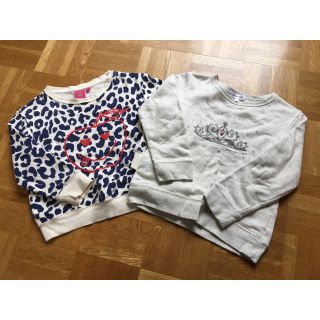 グローバルワーク(GLOBAL WORK)の【今日明日で処分】女児120・Ｌサイズ トレーナー(Tシャツ/カットソー)