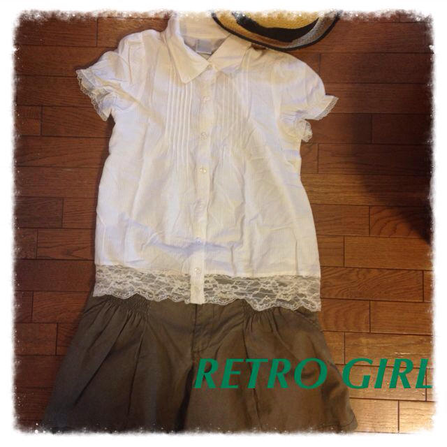 RETRO GIRL(レトロガール)のブラウス&キュロットセット🌻 レディースのトップス(シャツ/ブラウス(半袖/袖なし))の商品写真