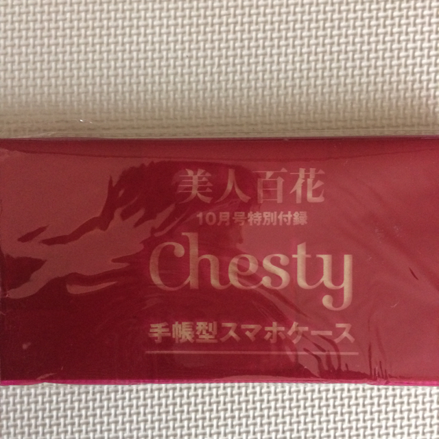 Chesty(チェスティ)の美人百花10月号付録 Chesty手帳型スマホケース スマホ/家電/カメラのスマホアクセサリー(モバイルケース/カバー)の商品写真