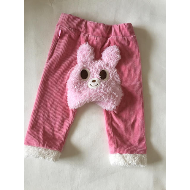 mikihouse(ミキハウス)のミキハウス お尻のウサギさんが可愛い暖かパンツ キッズ/ベビー/マタニティのベビー服(~85cm)(パンツ)の商品写真