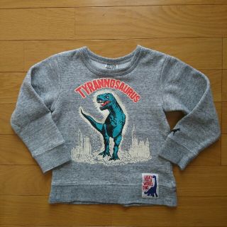 エフオーキッズ(F.O.KIDS)のF.O.KIDS 裏起毛 恐竜プリントトレーナー(Tシャツ/カットソー)