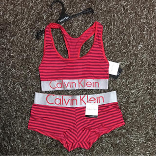 カルバンクライン(Calvin Klein)の新品未使用 Calvin Klein インナー 上下セット Sサイズ(ブラ&ショーツセット)