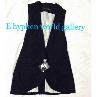 イーハイフンワールドギャラリー(E hyphen world gallery)の【新品】E hyphen world galleryベスト(ベスト/ジレ)