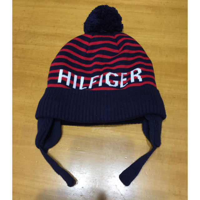 TOMMY HILFIGER(トミーヒルフィガー)のお値下げ中  hilfigea  ニット帽   キッズ/ベビー/マタニティのこども用ファッション小物(帽子)の商品写真