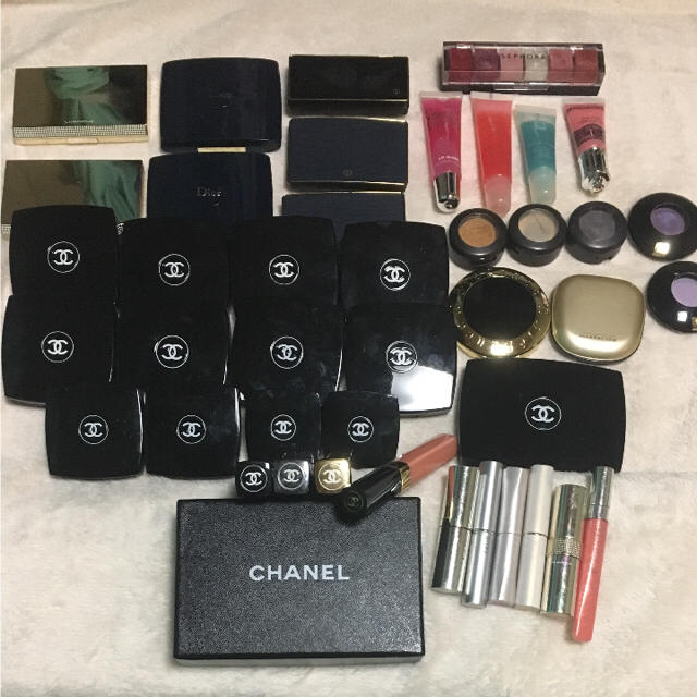 CHANEL 化粧品 まとめ売り デパコス アイシャドウ リップ 42点 - アイ ...