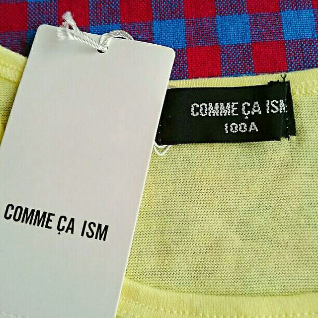 COMME CA ISM(コムサイズム)の☆COMMECA コムサ フォトガール&ロゴプリント チュニックT 新品100☆ キッズ/ベビー/マタニティのキッズ服女の子用(90cm~)(その他)の商品写真