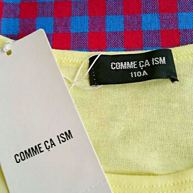 COMME CA ISM(コムサイズム)の☆COMMECA コムサ フォトガール&ロゴプリント チュニックT 新品110☆ キッズ/ベビー/マタニティのキッズ服女の子用(90cm~)(その他)の商品写真