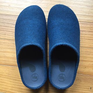 フィットフロップ(fitflop)のフィットフロップ FitFlop シャビ フエルト ネイビー 8 (サンダル)