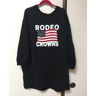 ロデオクラウンズ(RODEO CROWNS)のスウェットワンピ(ひざ丈ワンピース)