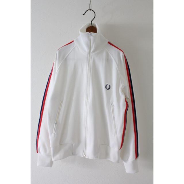 【ポルトガル製】FRED PERRY ジャージ トラックジャケット　白