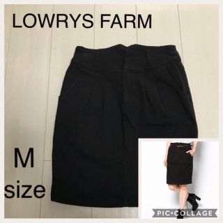 ローリーズファーム(LOWRYS FARM)のLOWRYS FARMハイウエストスカート Mサイズ(ひざ丈スカート)