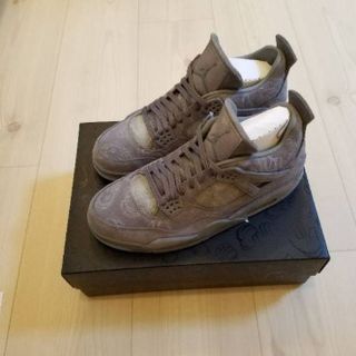 ナイキ(NIKE)のKAWS NIKE AIR JORDAN 4 RETRO GREY US8.5(スニーカー)