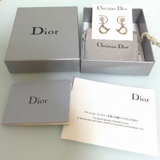 ディオール(Dior)の【美品】ディオール Dior ピアス シルバー(ピアス)