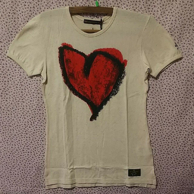 Tシャツ(半袖/袖なし)ヴィヴィアンウエストウッド ×Lee コラボ Tシャツ ハート 赤 スカル 限定