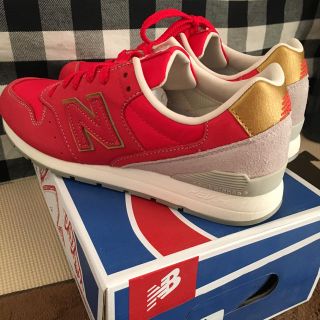 ニューバランス(New Balance)の【新品】ニューバランス 996（レッド×ゴールド:26㎝）(スニーカー)