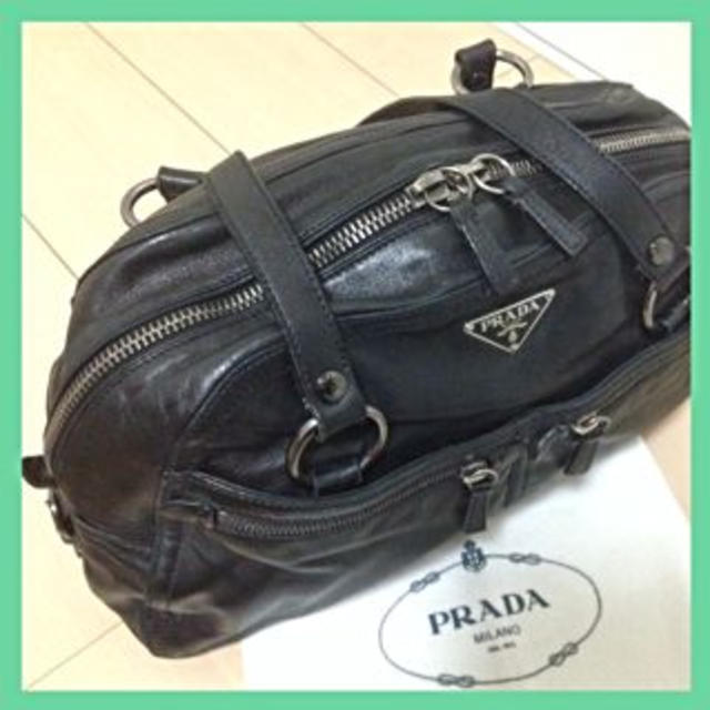 PRADA(プラダ)の［ PRADA ］ショルダーミニボストン レディースのバッグ(ショルダーバッグ)の商品写真
