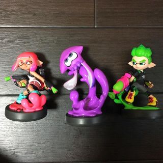 ニンテンドースイッチ(Nintendo Switch)のamiibo スプラトゥーン2 三種コンプ 【アミーボ】(ゲームキャラクター)