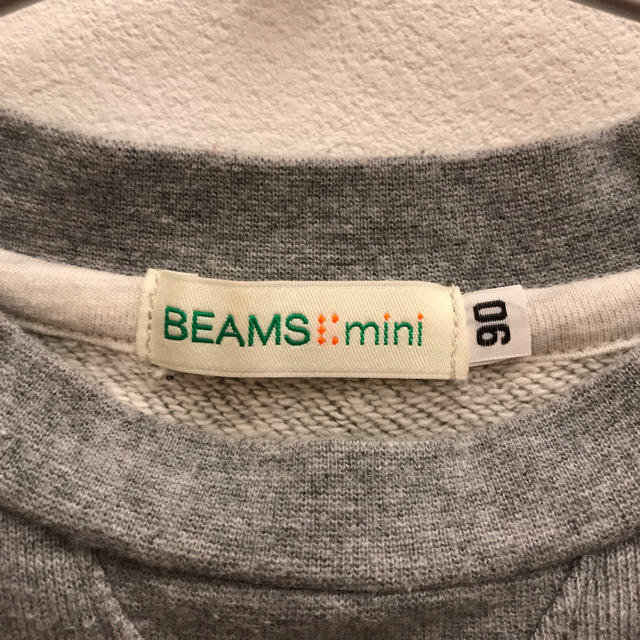 BEAMS(ビームス)のビームスミニ トレーナー キッズ/ベビー/マタニティのキッズ服男の子用(90cm~)(Tシャツ/カットソー)の商品写真