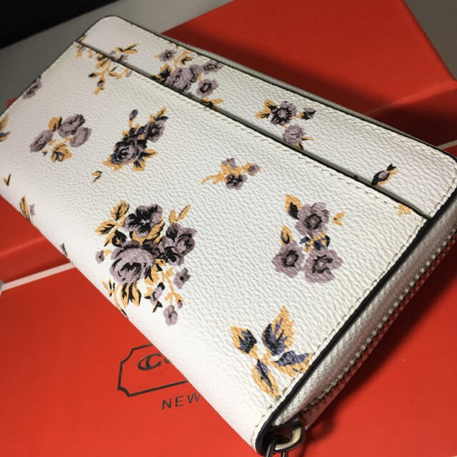 COACH(コーチ)の限定セール❣️新品コーチ長財布F59014プレーリー フラワーラウンドファスナー レディースのファッション小物(財布)の商品写真