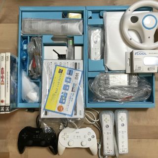 ウィー(Wii)の★blue_milk様専用★wii 本体　家族で遊べるセット(家庭用ゲーム機本体)