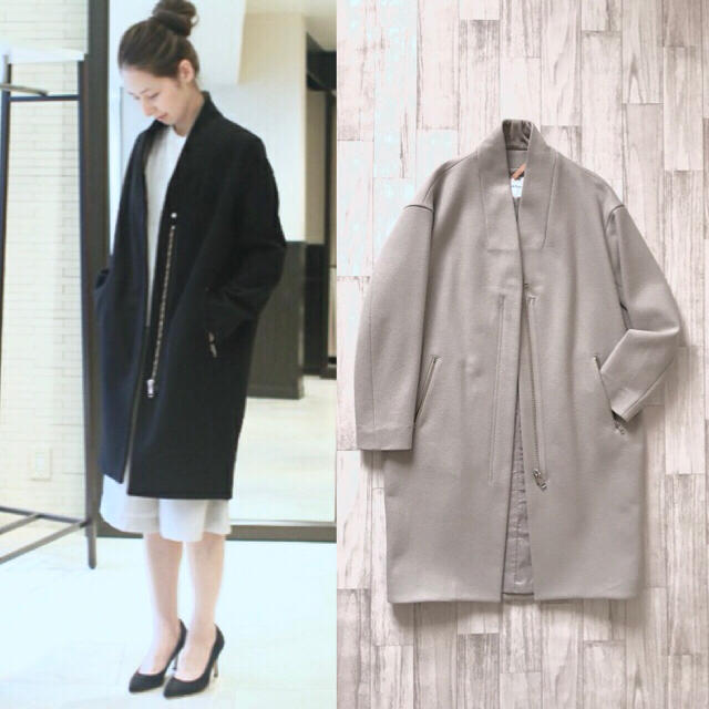 Spick & Span ♦︎ フェルトメルトン ZIPコート