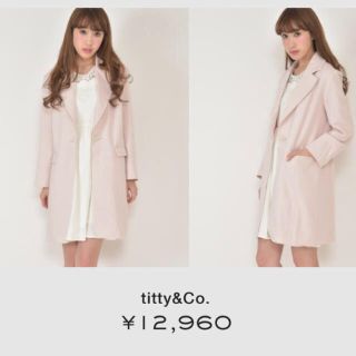 ティティアンドコー(titty&co)のTitty &Co 新品コート(チェスターコート)