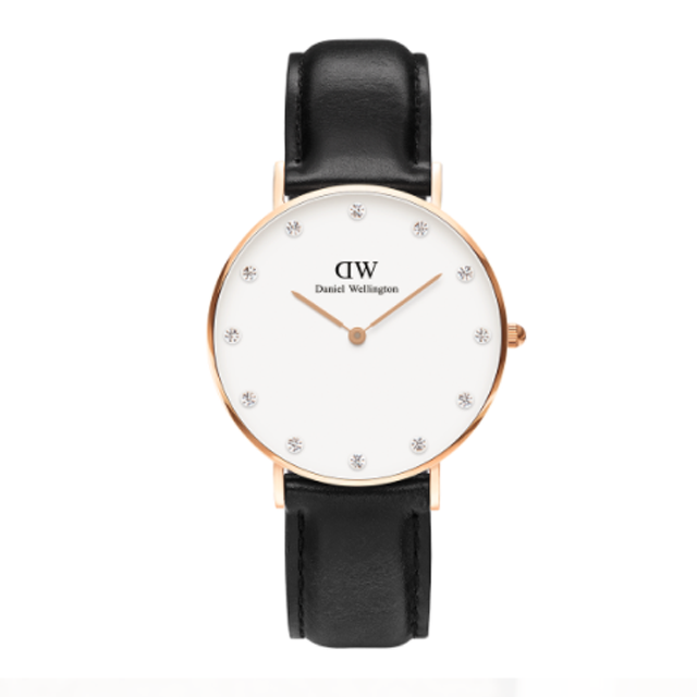 Daniel Wellington(ダニエルウェリントン)の0951DW ダニエルウェリントン 34mm シェフィールド ローズゴールド レディースのファッション小物(腕時計)の商品写真