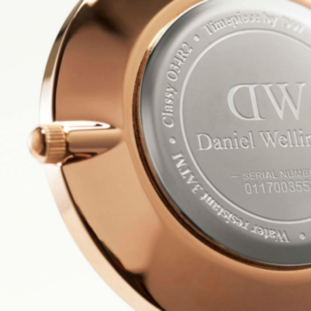 Daniel Wellington(ダニエルウェリントン)の0951DW ダニエルウェリントン 34mm シェフィールド ローズゴールド レディースのファッション小物(腕時計)の商品写真