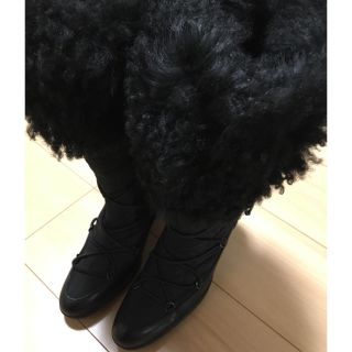 プラダ(PRADA)のプラダ ファーブーツ 美品(ブーツ)