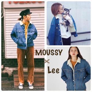 マウジー(moussy)のレア☆MOUSSY×Leeコラボボアデニムジャケット♡ボアストームライダー(Gジャン/デニムジャケット)