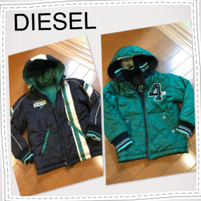 DIESEL(ディーゼル)のDIESEL☆リバーシブルコート 120 キッズ/ベビー/マタニティのキッズ服男の子用(90cm~)(コート)の商品写真