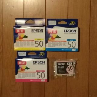 エプソン(EPSON)のエプソン IC6CL50 ４本 EPSON 純正インクカートリッジ (PC周辺機器)