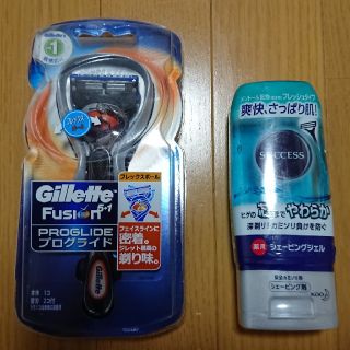 ピーアンドジー(P&G)のセット【ジレットフュージョン】+【SUCCESSシェービングジェル】 (その他)