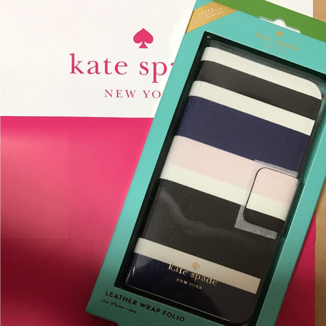 kate spade new york(ケイトスペードニューヨーク)のれれれ様 専用 kate spade ケイトスペード iPhone7 手帳ケース レディースのファッション小物(その他)の商品写真