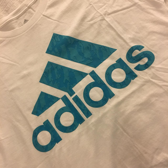 adidas(アディダス)のこや様専用  adidas Tシャツ 水色 白 アディダス メンズのトップス(Tシャツ/カットソー(半袖/袖なし))の商品写真