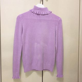 バブルス(Bubbles)の新品🍇フリルタートルネック(ニット/セーター)