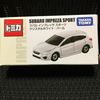 タカラトミー(Takara Tomy)のトミカ非売品 スバルインプレッサスポーツクリスタルホワイト.パール(ミニカー)