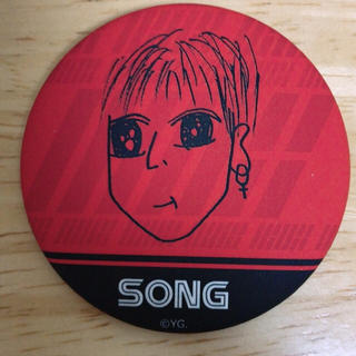アイコン(iKON)のイラスト缶バッジ(ユニョン)(K-POP/アジア)