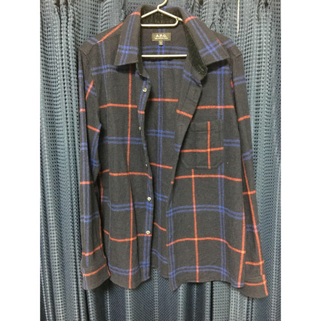 A.P.C(アーペーセー)のアーペーセー チェックシャツ  厚手 秋冬 メンズのトップス(シャツ)の商品写真