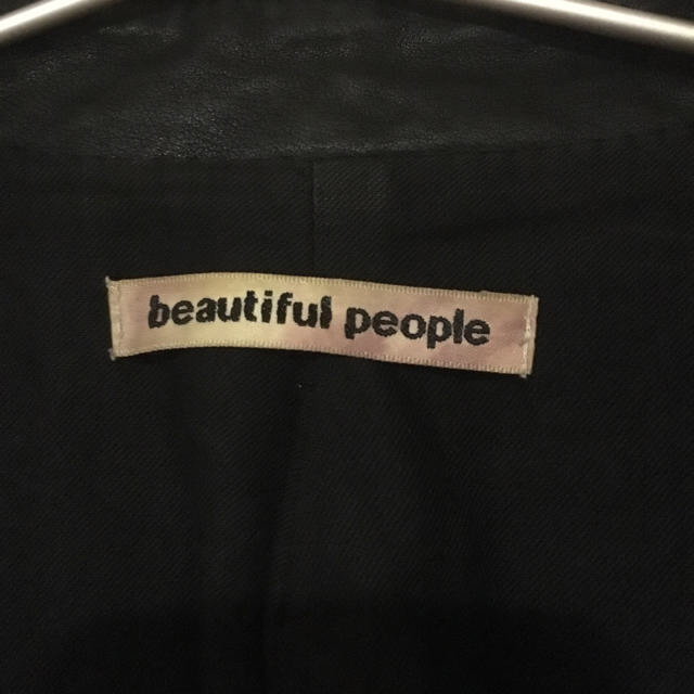 beautiful people(ビューティフルピープル)のbeautiful people レザーライダースジャケット レディースのジャケット/アウター(ライダースジャケット)の商品写真