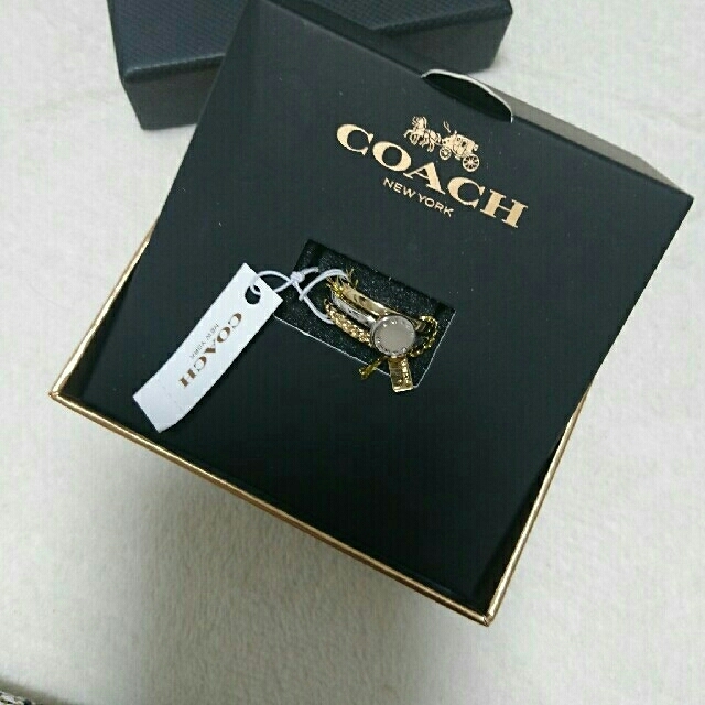 COACH(コーチ)のCOACHの３連リング【新品】 レディースのアクセサリー(リング(指輪))の商品写真