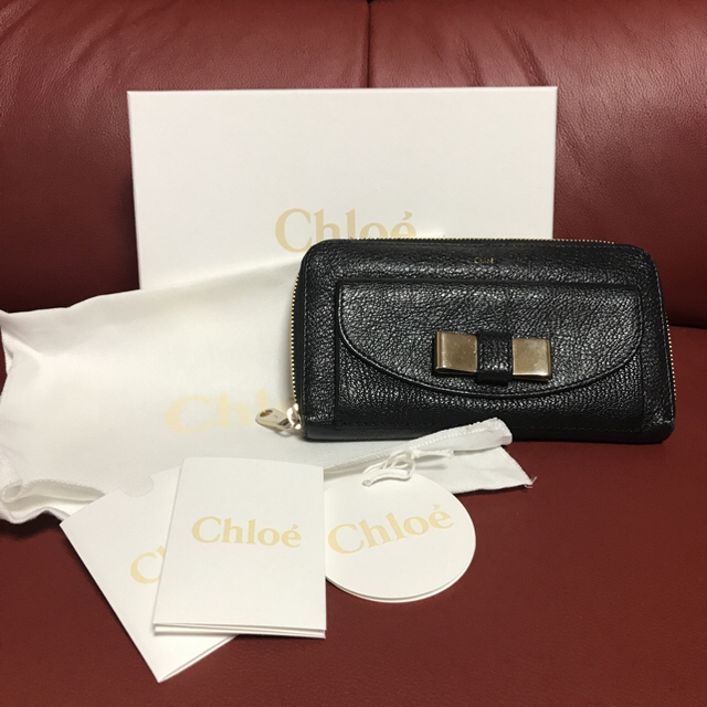 Chloe(クロエ)の付属品なしならお安く‼️   クロエ❣️   長財布  ブラック レディースのファッション小物(財布)の商品写真