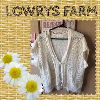 ローリーズファーム(LOWRYS FARM)の半袖カーディガン♡(カーディガン)